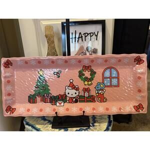 Hello Kitty Christmas Themed Rectangular Serving Platter